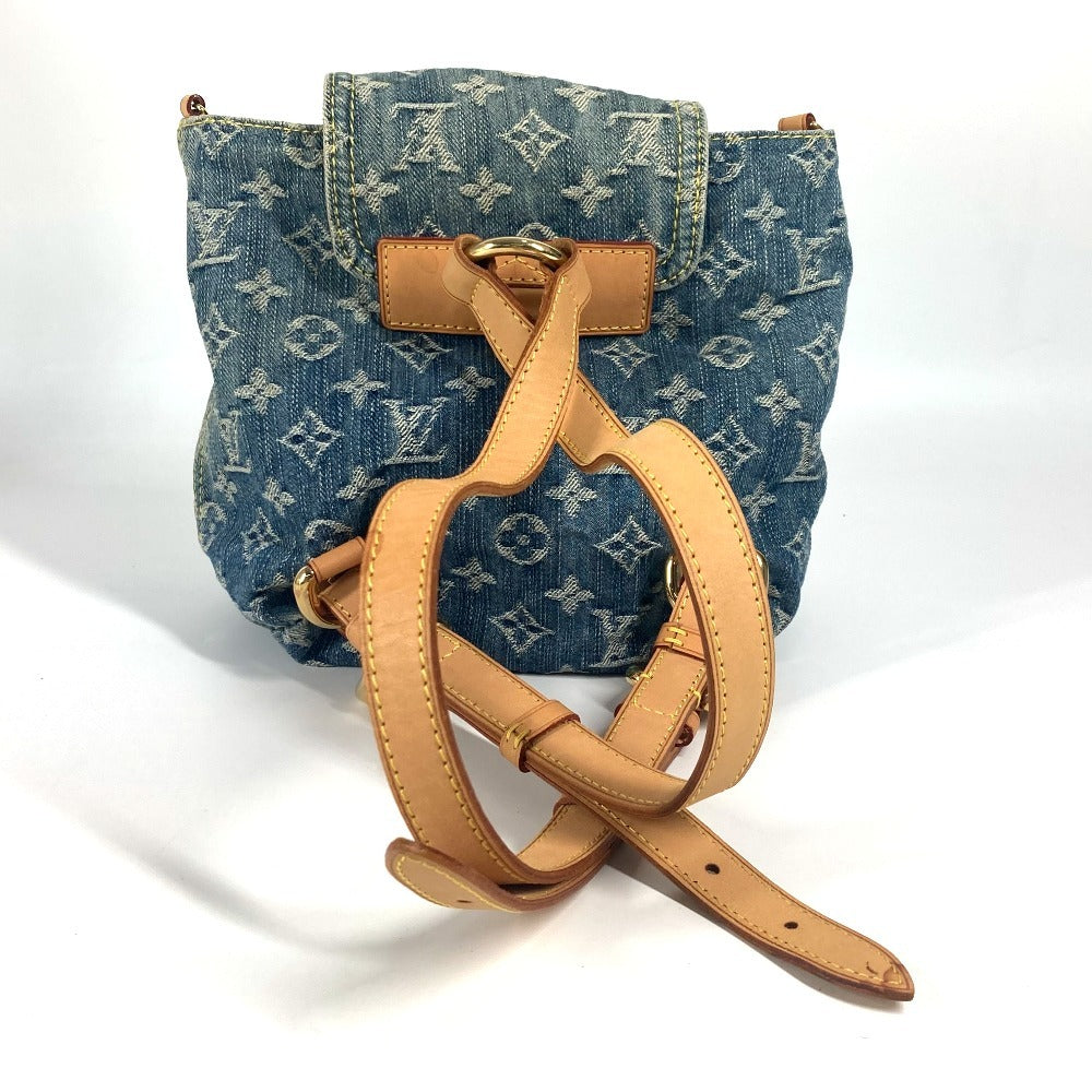 Louis Vuitton Backpack M95057 Sac A DosPM Monogram Canvas Denim Blue
