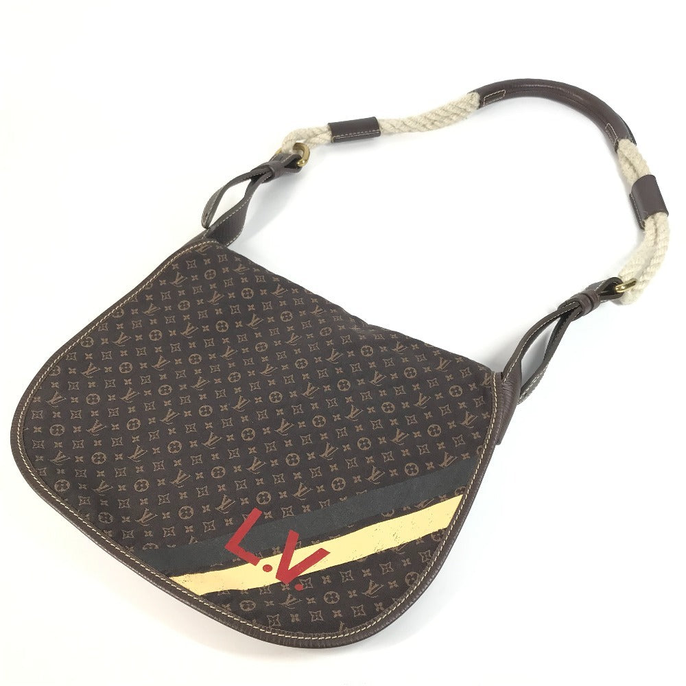 Louis Vuitton M40021 -LinCanvas run Aman Monogram Brown Mini Shoulder Bag
