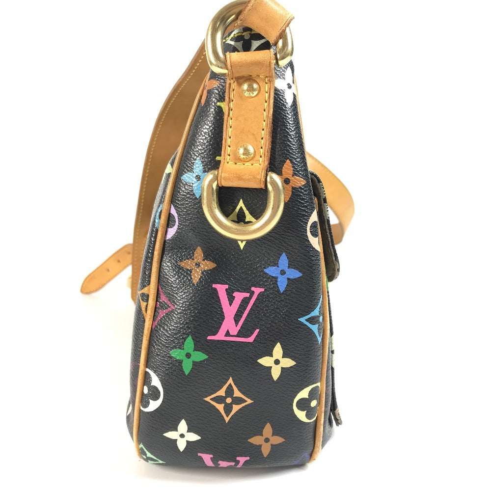 Louis Vuitton M40052 Lodge GM Lodge GM Monogram Canvas Black Multicolor Shoulder Bag