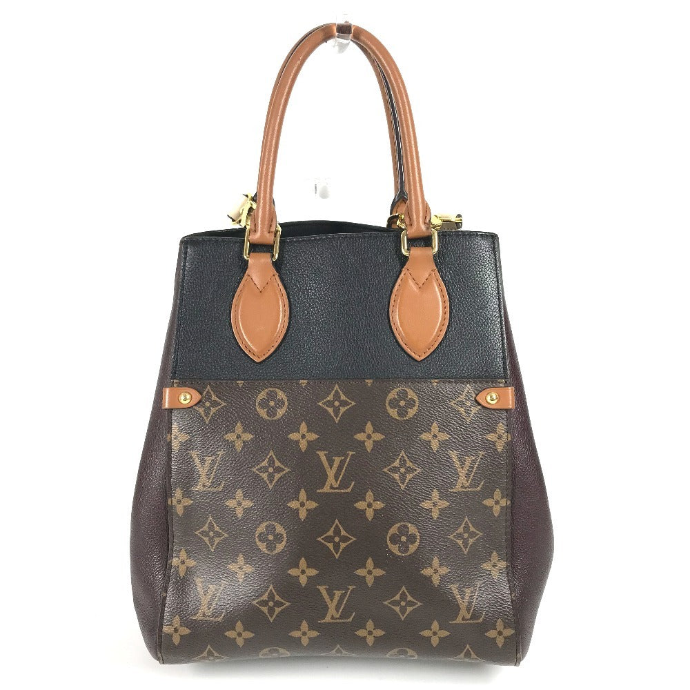 Louis Vuitton M45409 Fold MM Monogram Canvas Brown Tote Bag