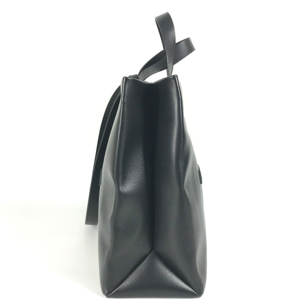 Louis Vuitton M13979 Cowhide Packaging Shopper MM Leather Black Tote Bag