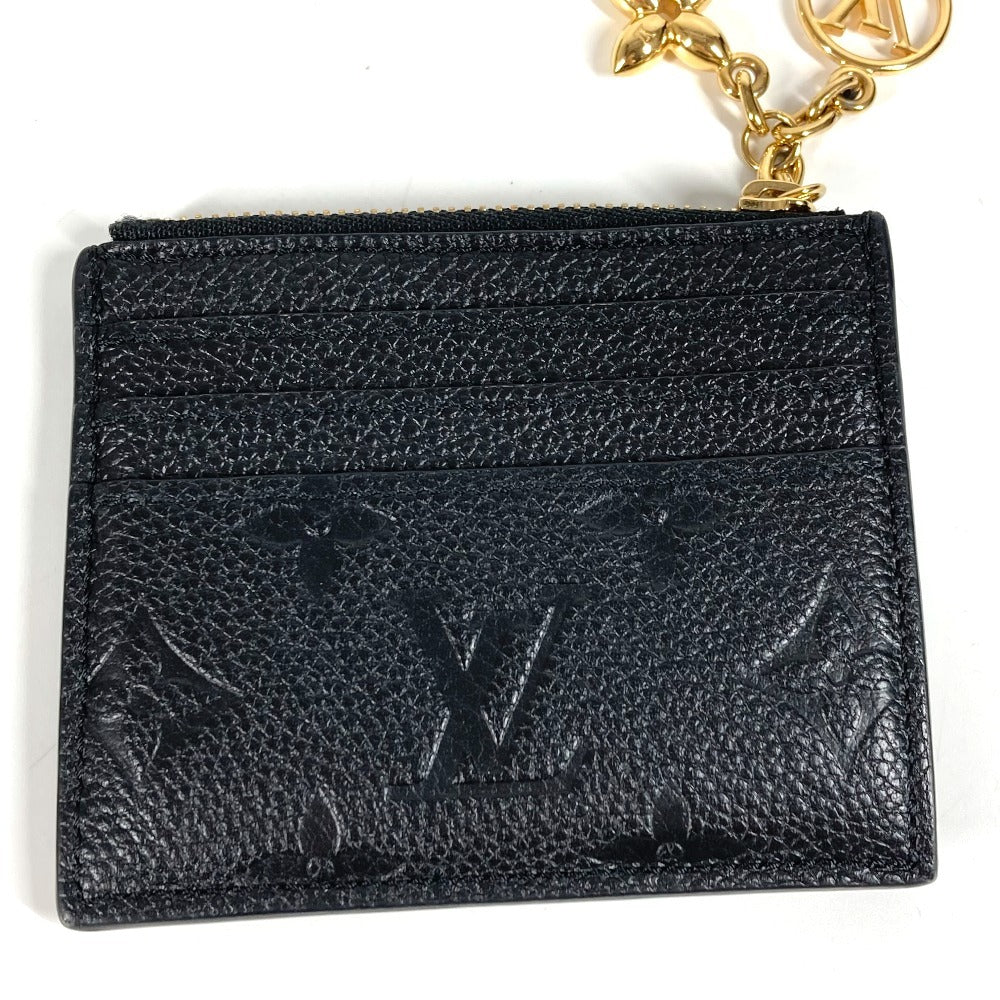 Louis Vuitton Coin M82639 Ann Platt Ann Monogram Leather Black Wallet Case