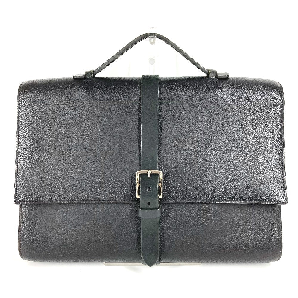 Hermes Business Bag Etrivieres Document Leather Black Travel Bag