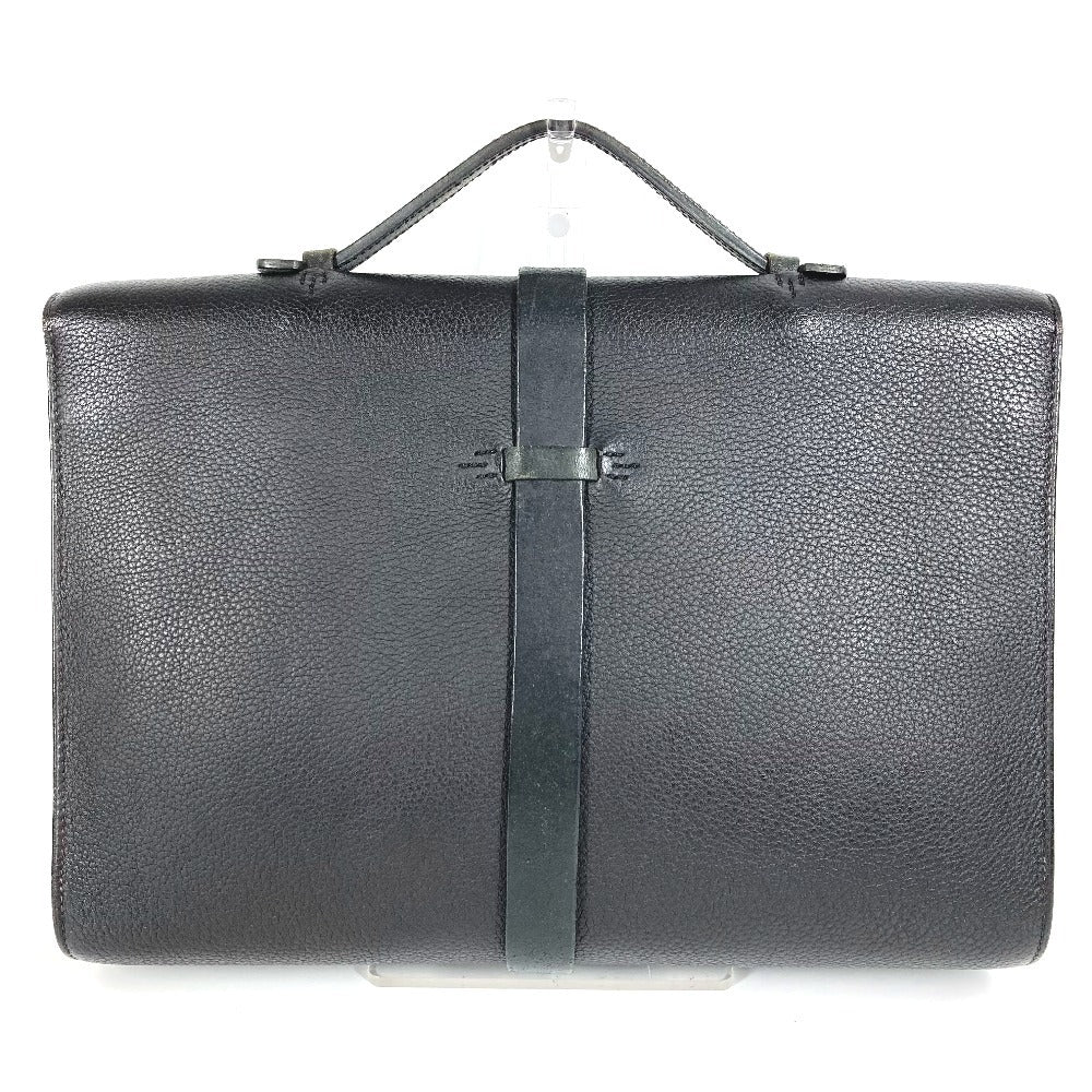Business Bag Etrivieres Document Leather Black Travel Bag