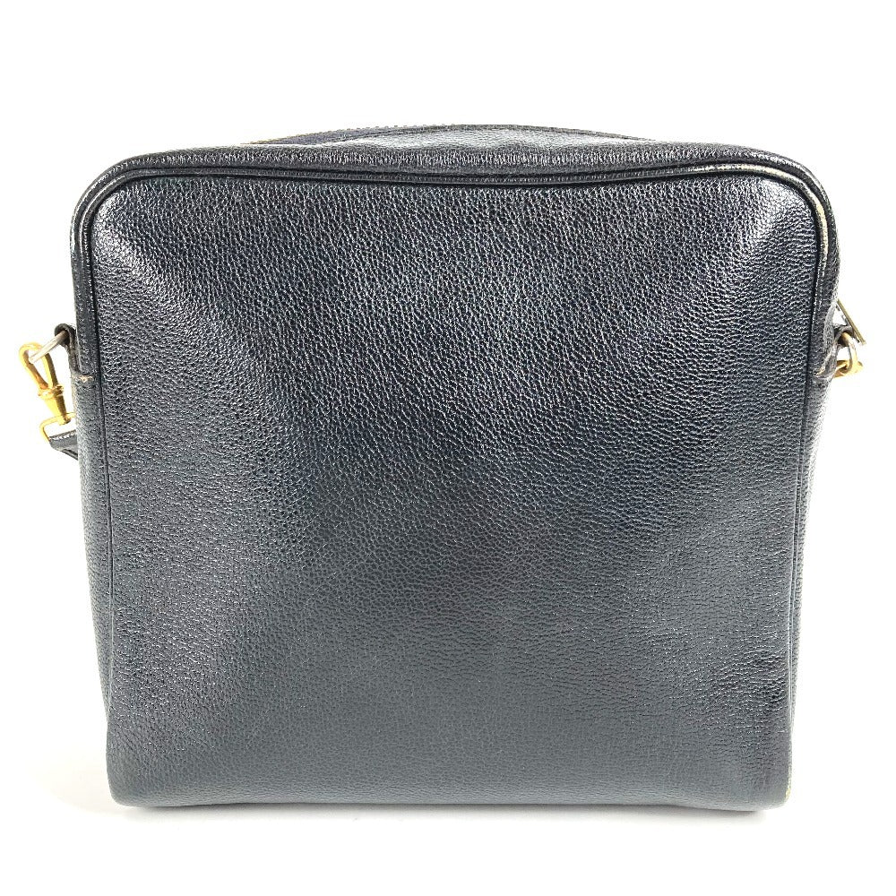 Shoulder Bag Jockey Horse Cheval Leather Black