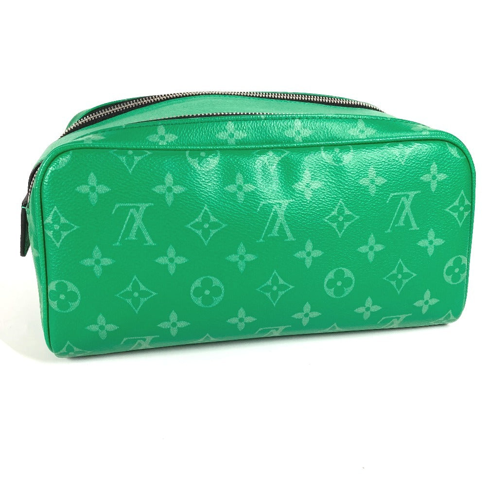 Louis Vuitton business M31013 Taiga Taigalama Dop Monogram Leather Canvas Green Handbag