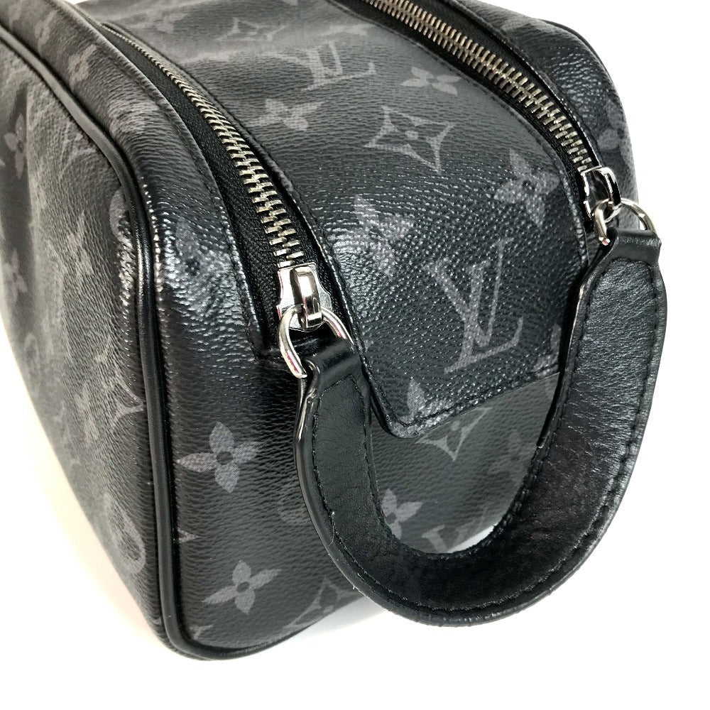 Louis Vuitton business M46354 Eclipse Dop kit Monogram Leather Black Handbag