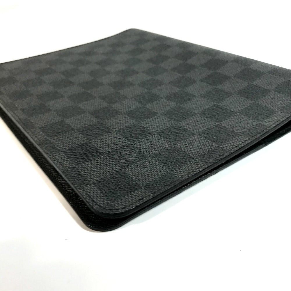 Louis Vuitton Note cover R20974 Damier Grafitto Canvas Black Handbag