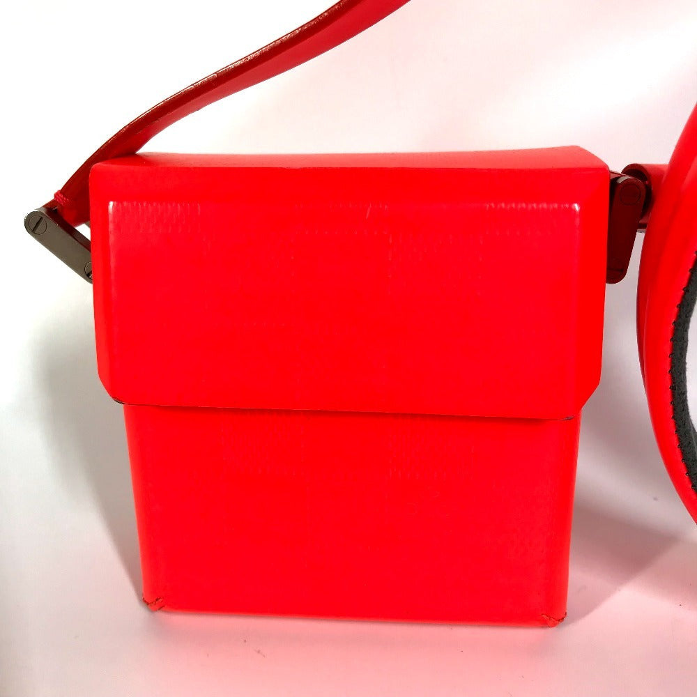 Louis Vuitton M92160 damier glacé Damie Grasset Leather Red Shoulder Bag