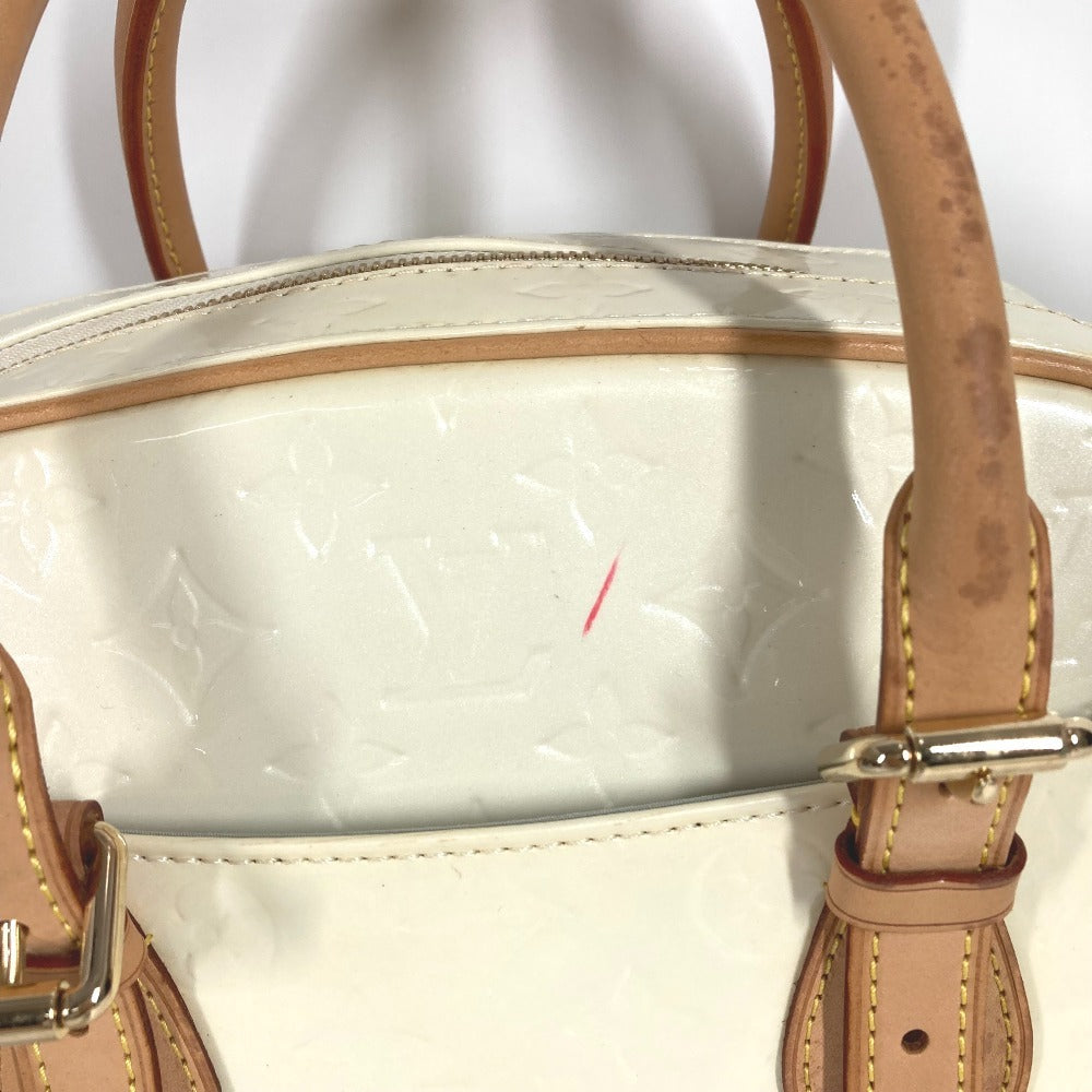 Louis Vuitton M93514 Vernis Summit Drive Monogram Canvas White Handbag