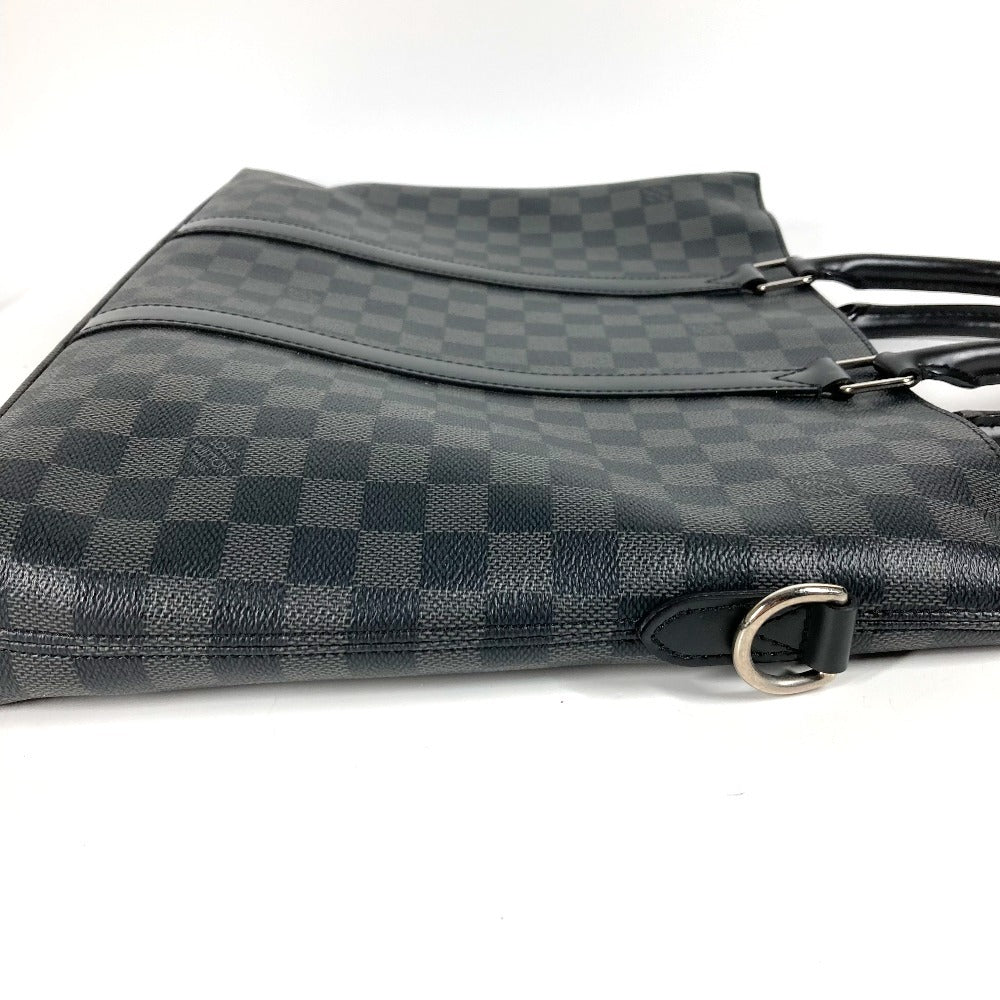 Louis Vuitton Business N40024 Damier Grafitto Damier Canvas Black Handbag