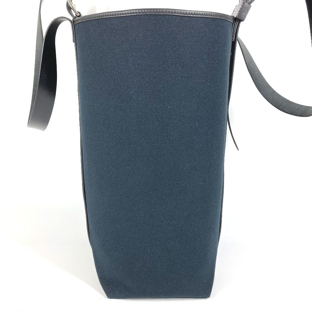 Shoulder Bag , Toile Etriviere Pocket Leather Black