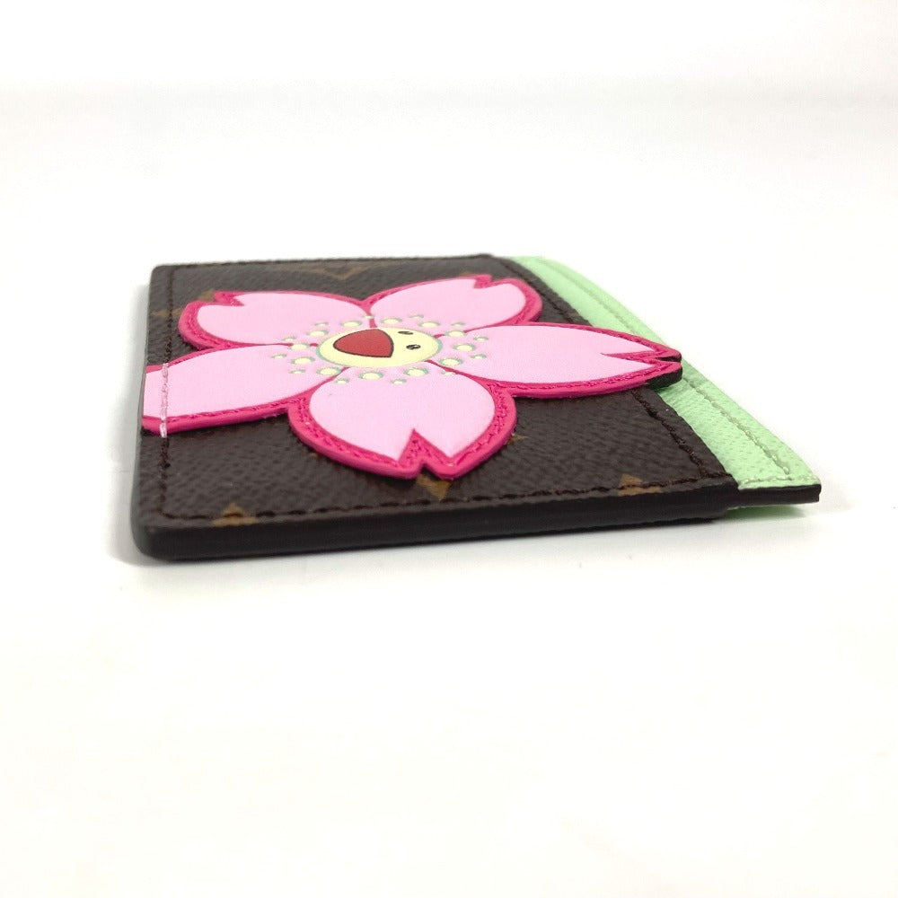 Louis Vuitton M13429 Takashi Murakami LVxTM Porto Monogram Canvas Brown Wallet Case