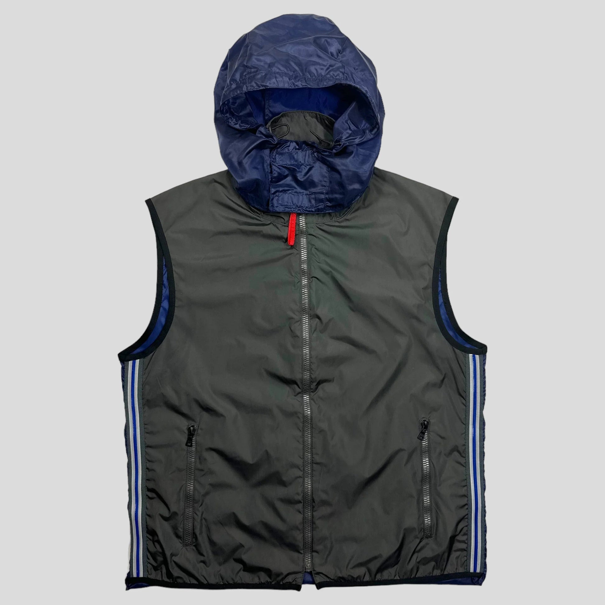 Prada Handbag Sport Gel Seam Convertible Gilet Nylon