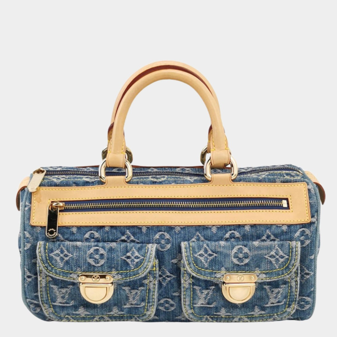 Louis Vuitton Denim Neo Speedy Boston Travel Bag Bag 2