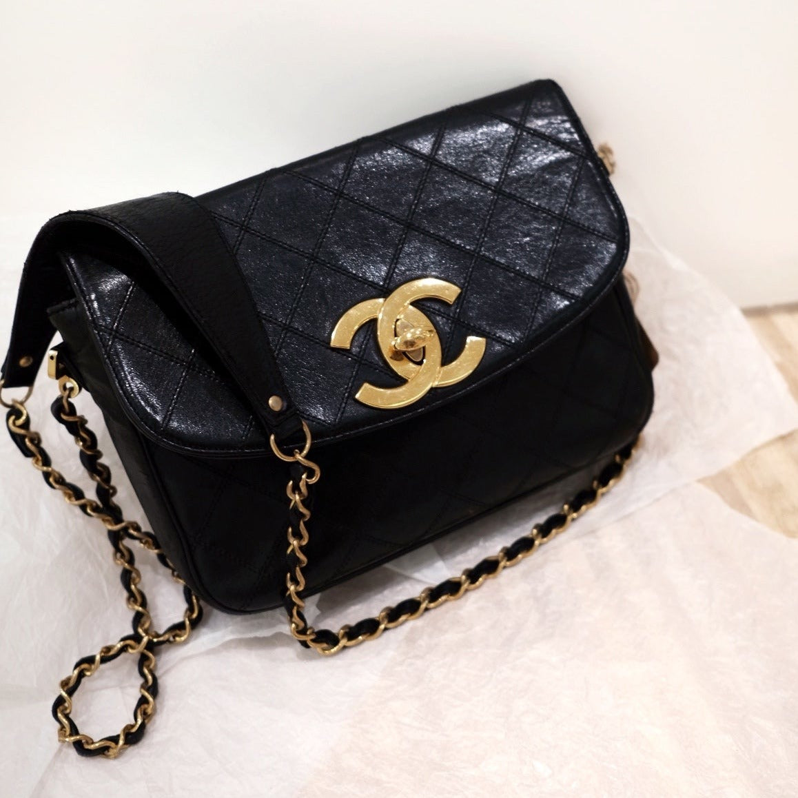 Chanel   XL CC mini flap bag