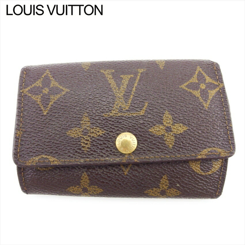 Louis Vuitton Key holder M62630 Multicles6 Brown Beige Gold Key Chain D2522