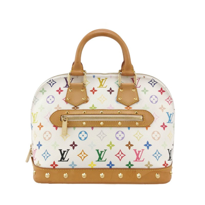 Louis Vuitton x Takashi Murakami Alma White Multicolor Handbag Multicolor 3