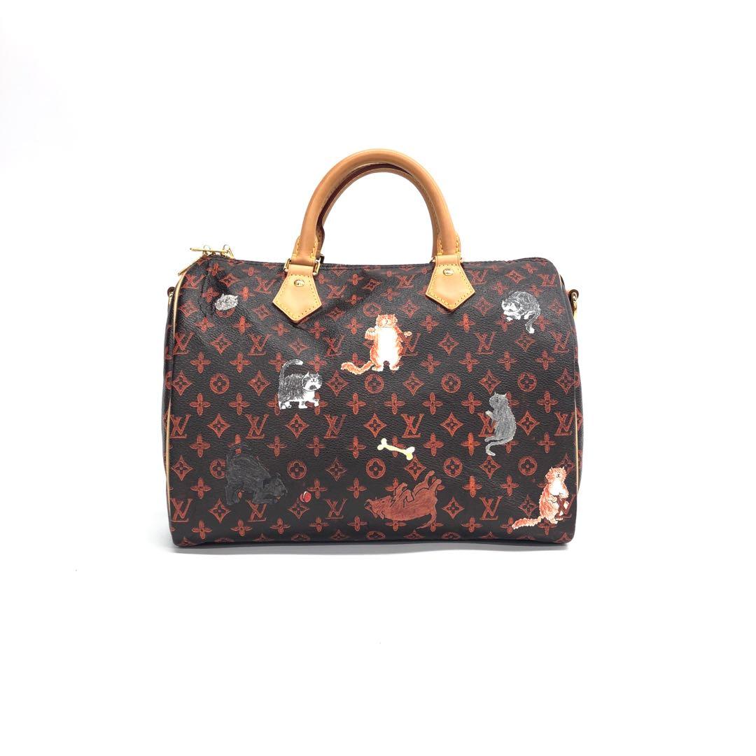 Louis Vuitton Speedy 30 Bandouliere Limited Edition Grace Brown Handbag