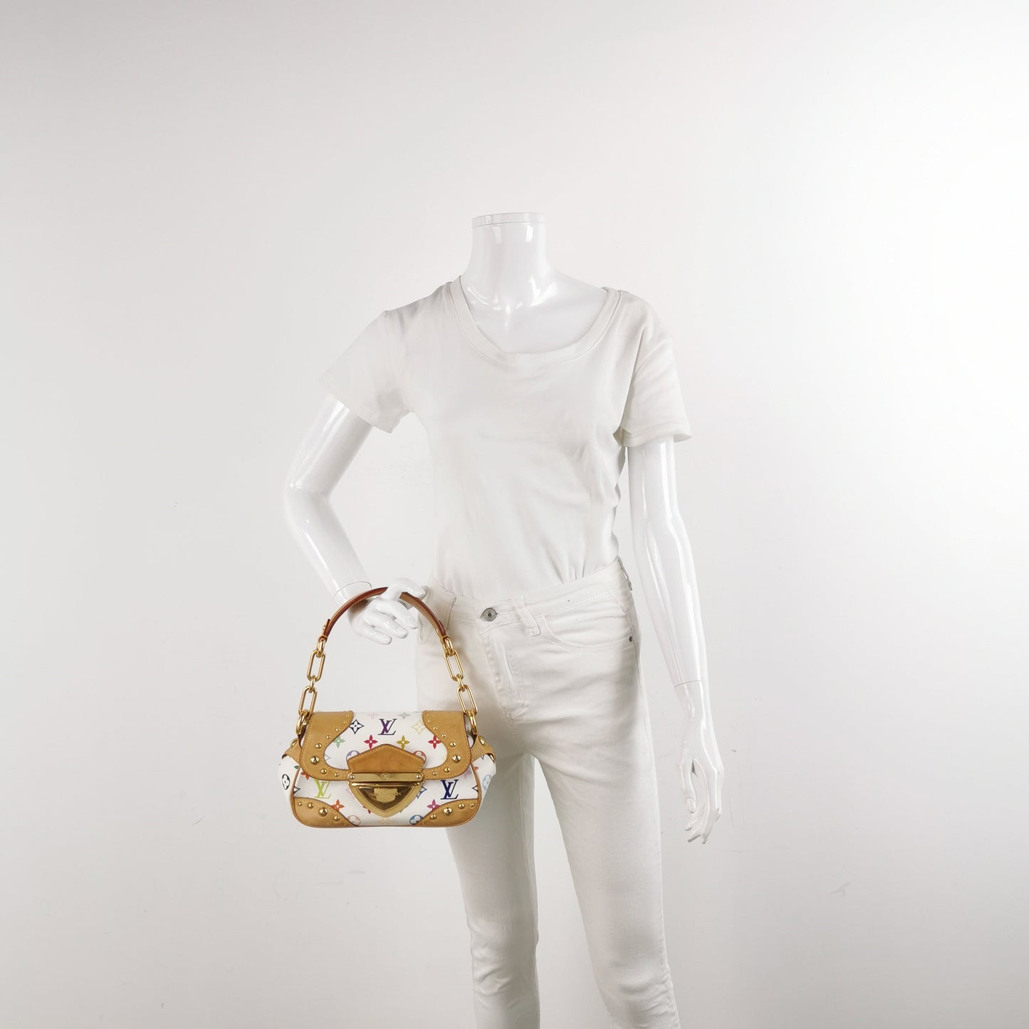 Louis Vuitton x Takashi Murakami Marilyn White Multicolor Handbag Multicolor 2