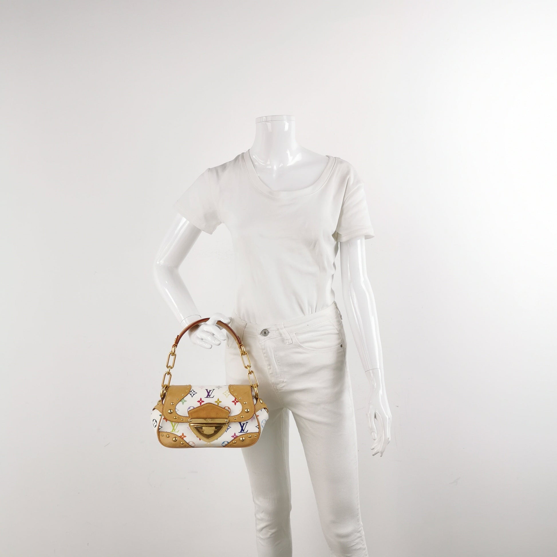 Louis Vuitton x Takashi Murakami Marilyn White Multicolor Handbag Multicolor 2