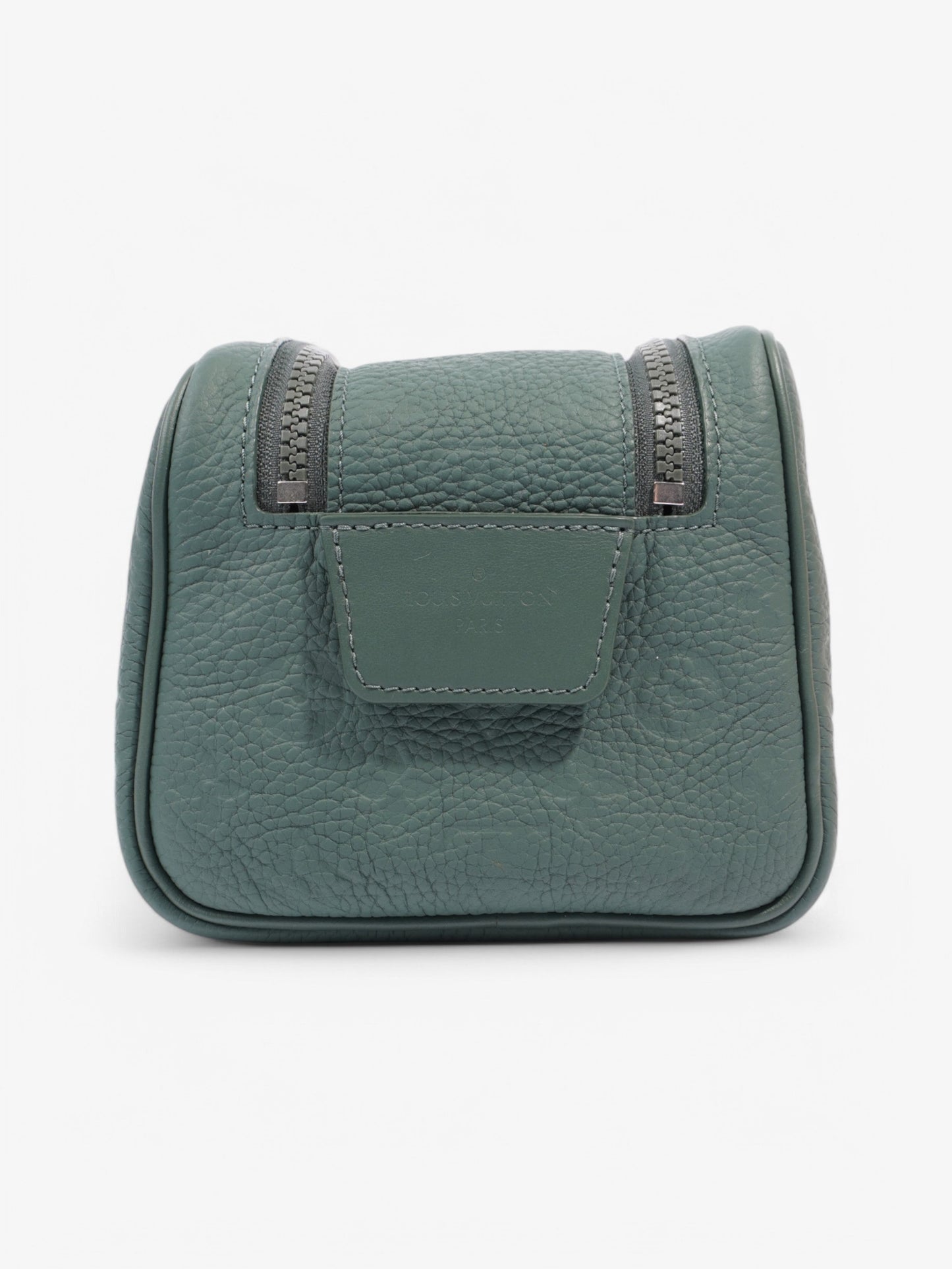 Louis Vuitton Dopp Kit Forest Monogram Empreinte Leather Green Handbag