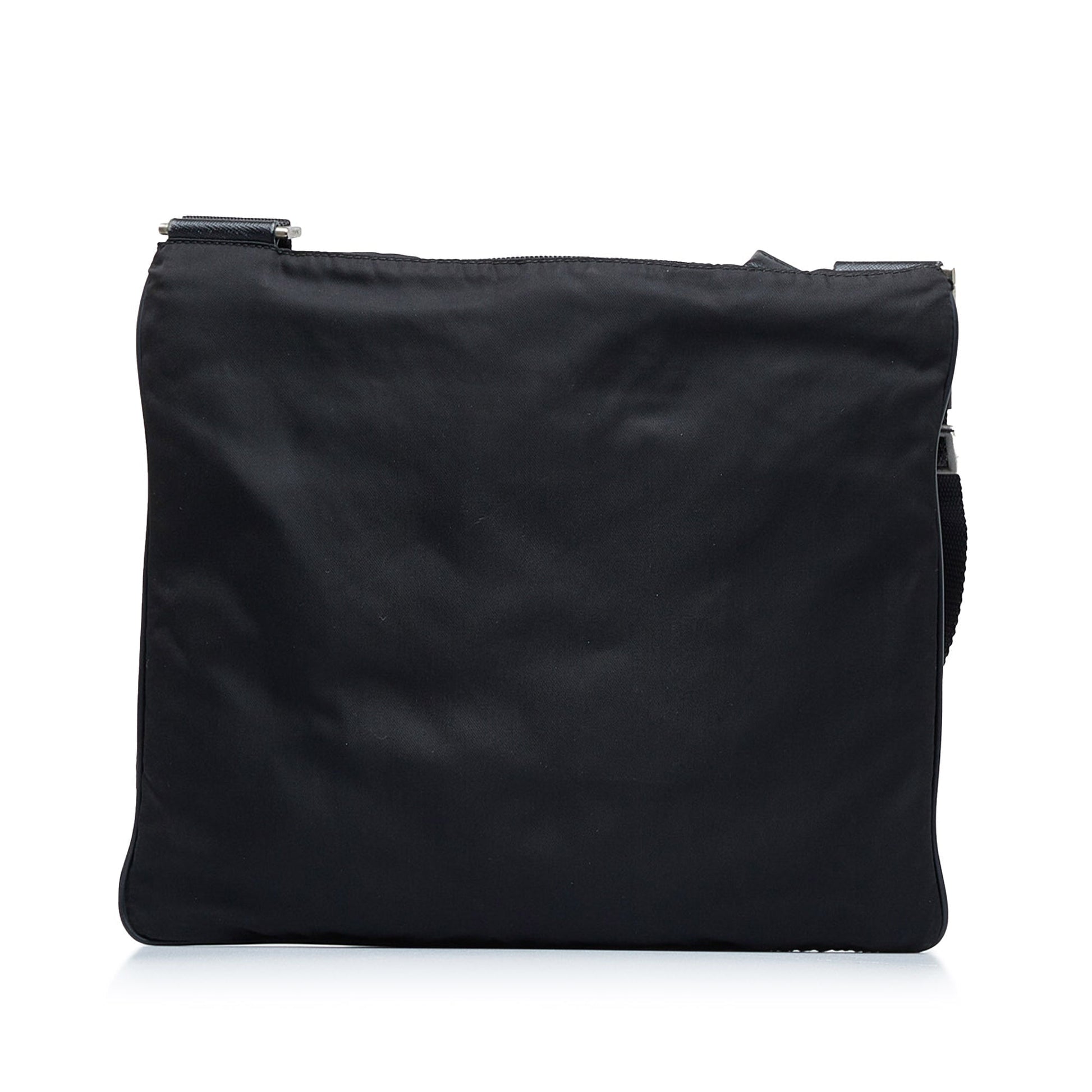 Prada Tessuto Luxury Handbag Canvas Nylon Black Travel Bag Nylon Canvas 3