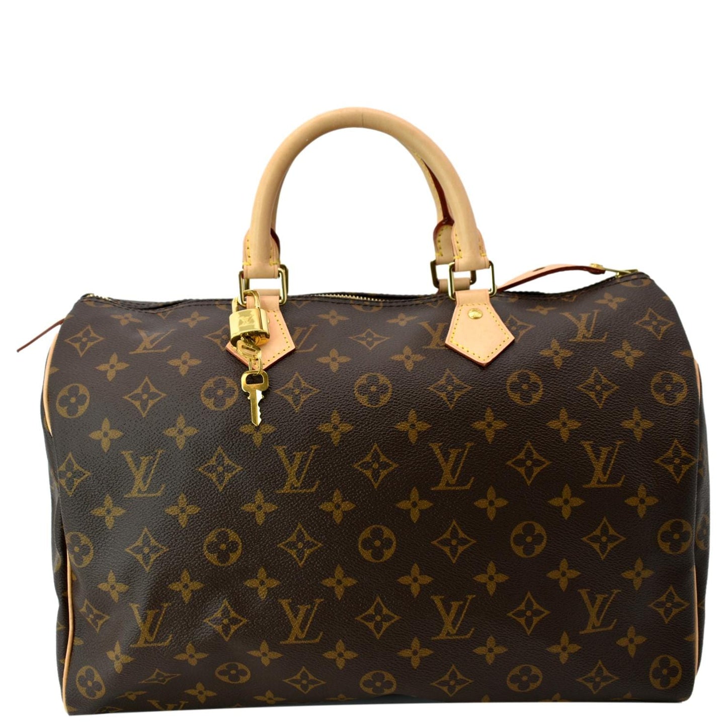 Louis Speedy Nm Satchel Bag Canvas Monogram Travel Bag