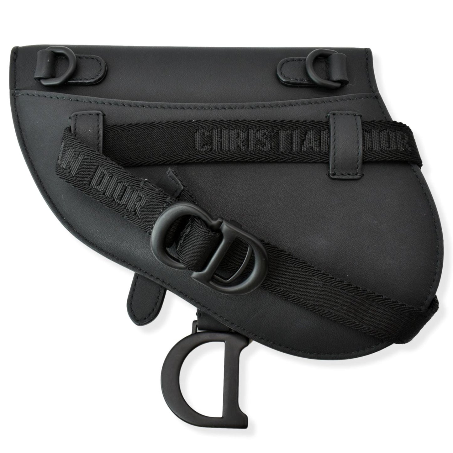 Dior Saddle Shoulder Bag Hot Deals Leather Black