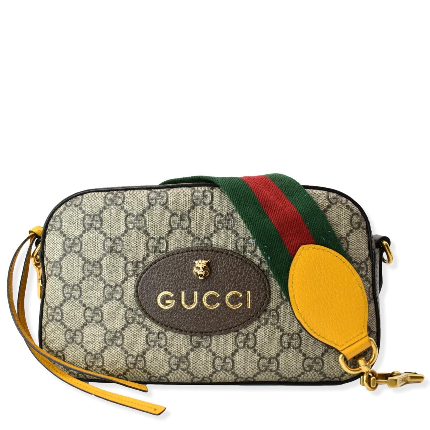Gucci Neo Supreme Messenger Bag Canvas Beige Shoulder Bag