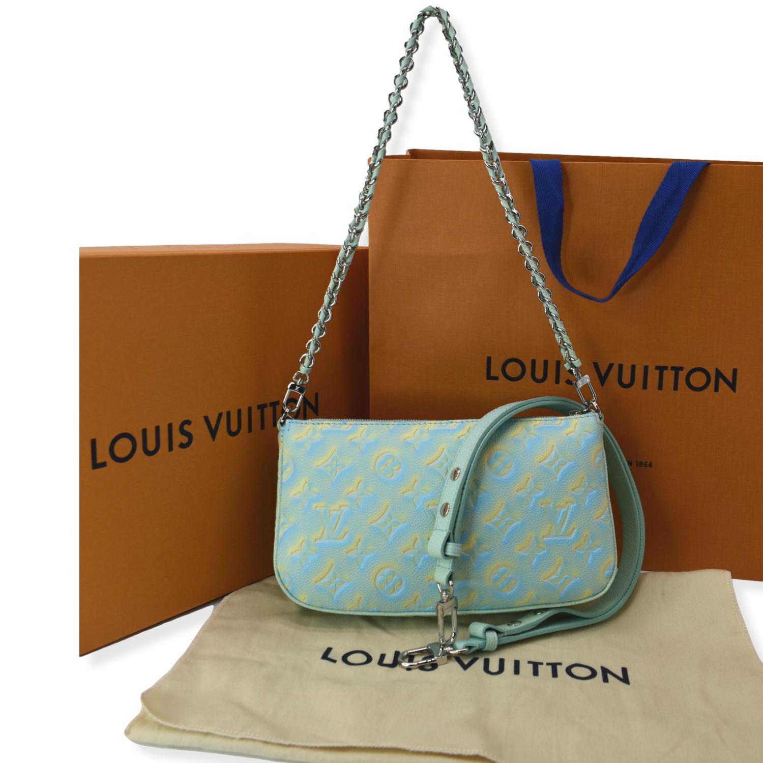 Louis Multi Pochette Accessoires Empreinte Shoulder Bag Monogram