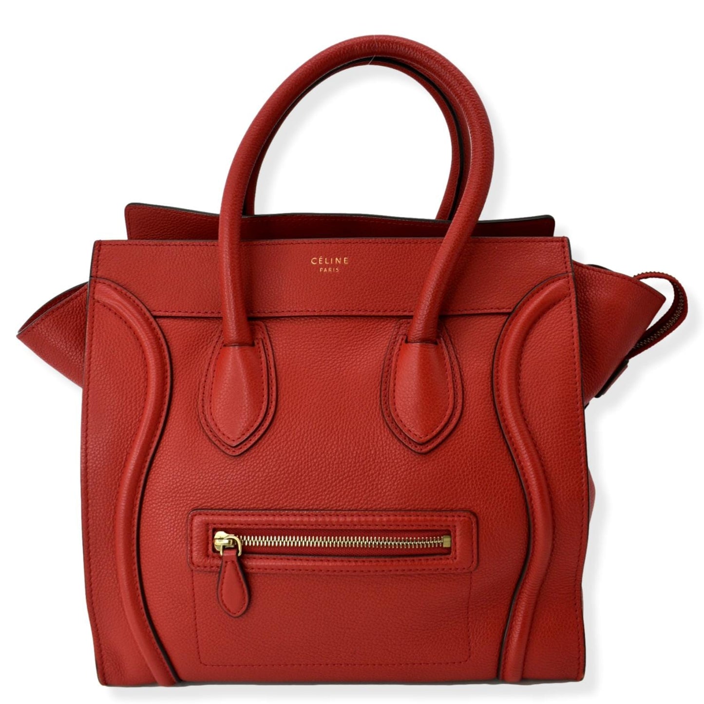 Luggage Minai Tote Bag Leather Red