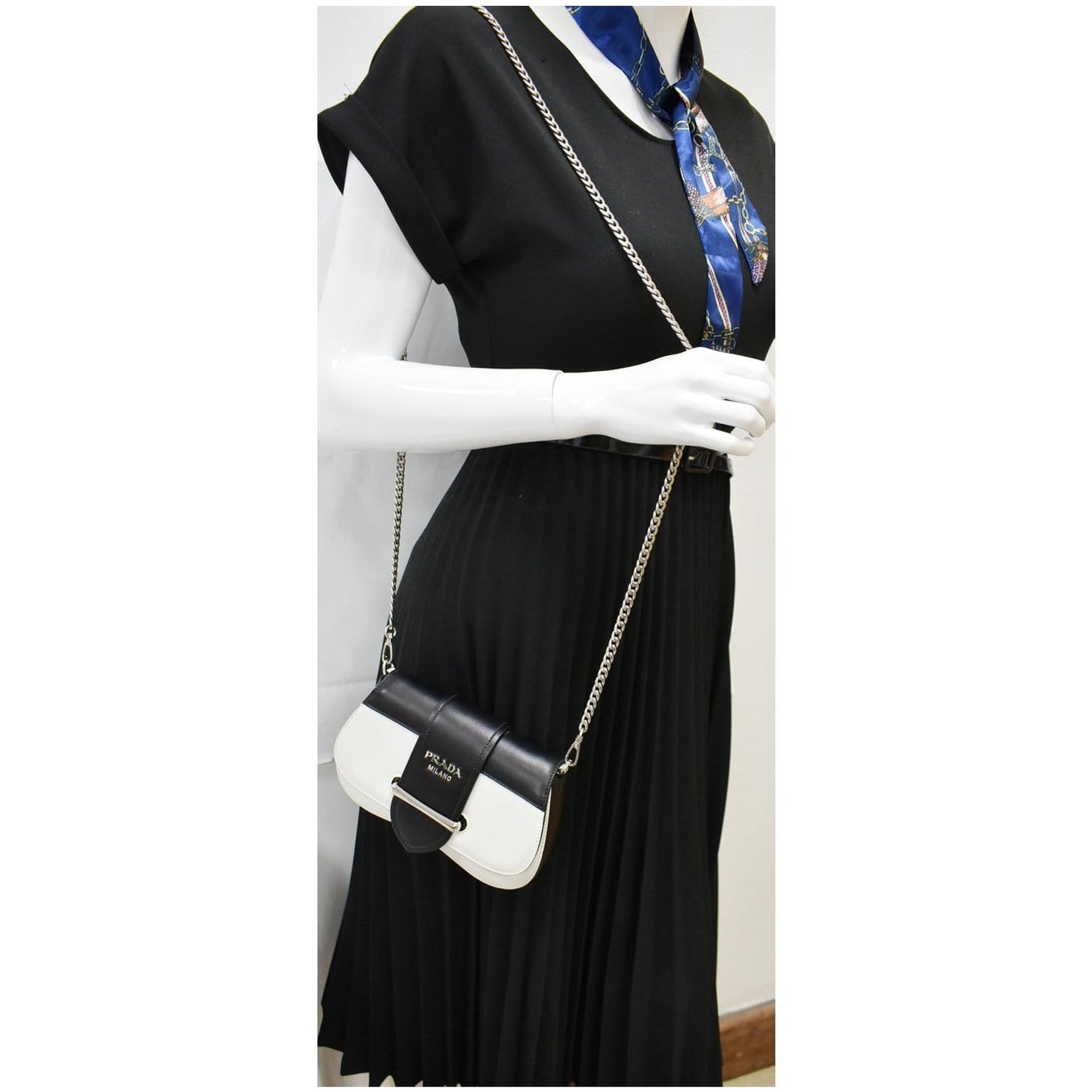 Prada City Sidonie Small Crossbody Bag Last Call Leather Black