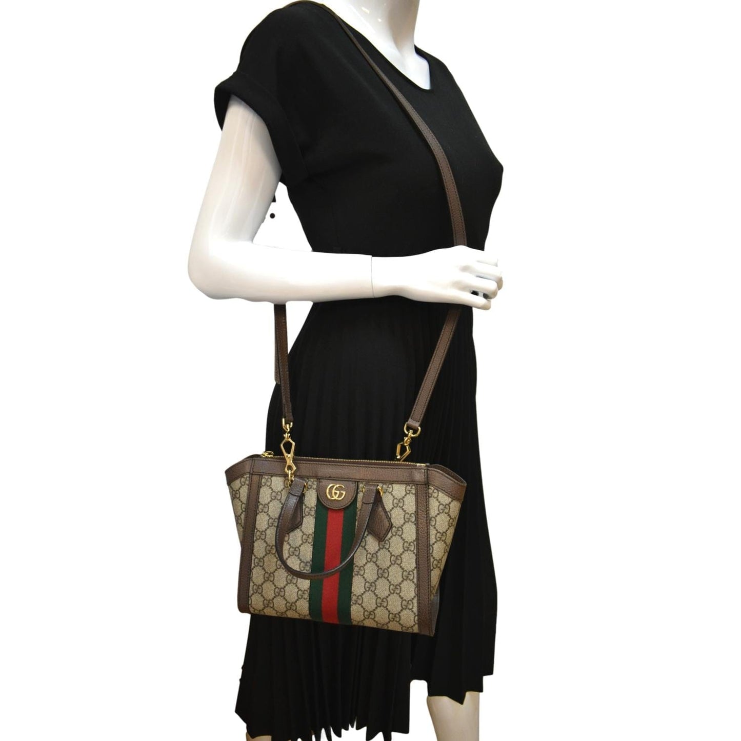 Gucci Ophidia Supreme Tote Bag Canvas Beige Bag 547551