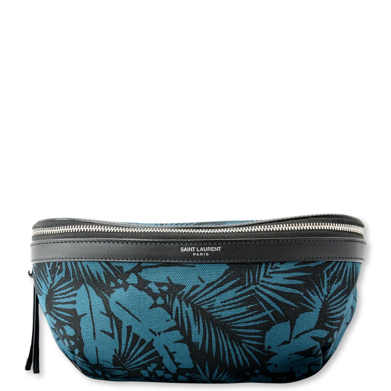 YSL Saint Laurent Yves Printed Belt Bag Leather Multicolor