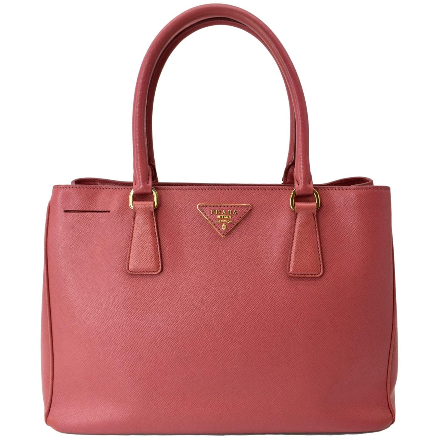 Galleria Saffiano Tote Bag Leather Pink