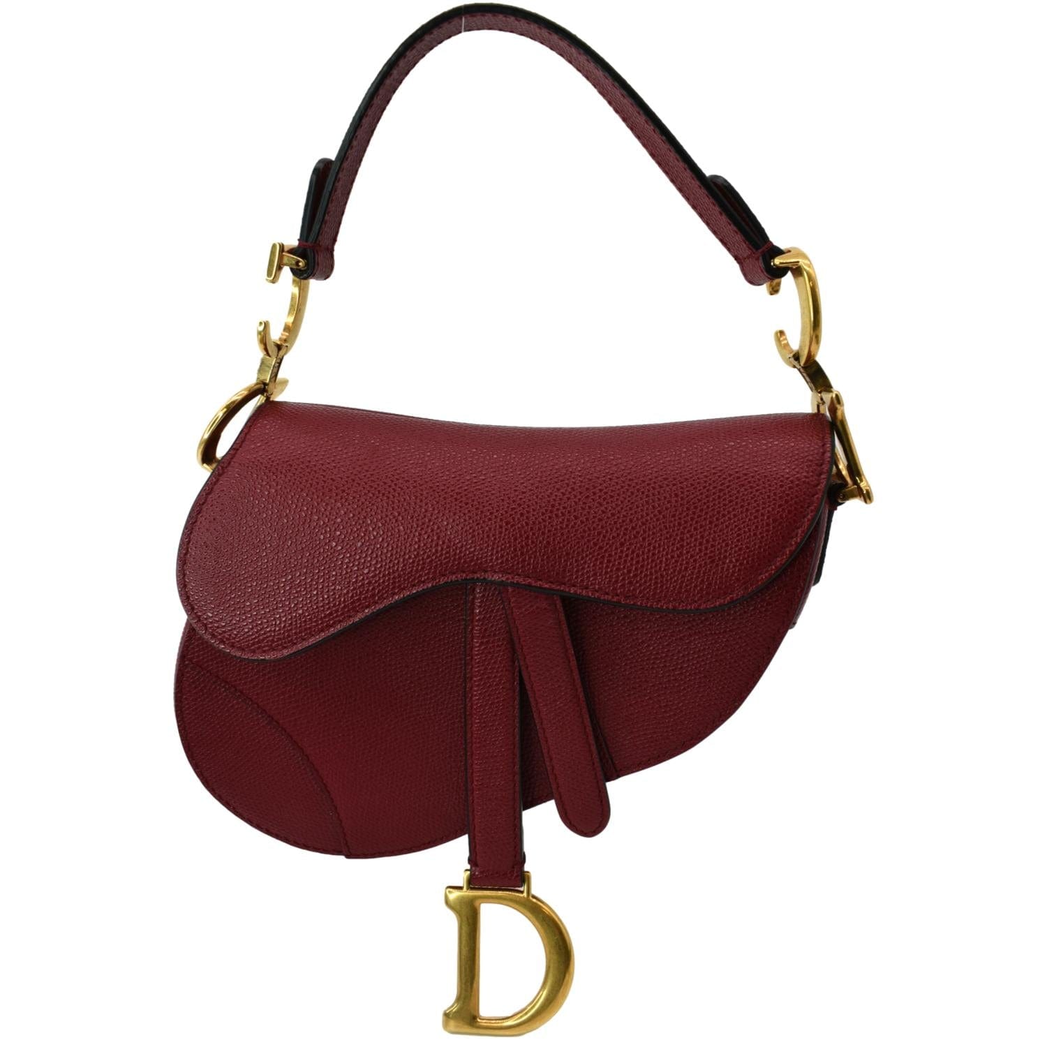 Dior Saddle Oblique Jacquard Shoulder Bag Red