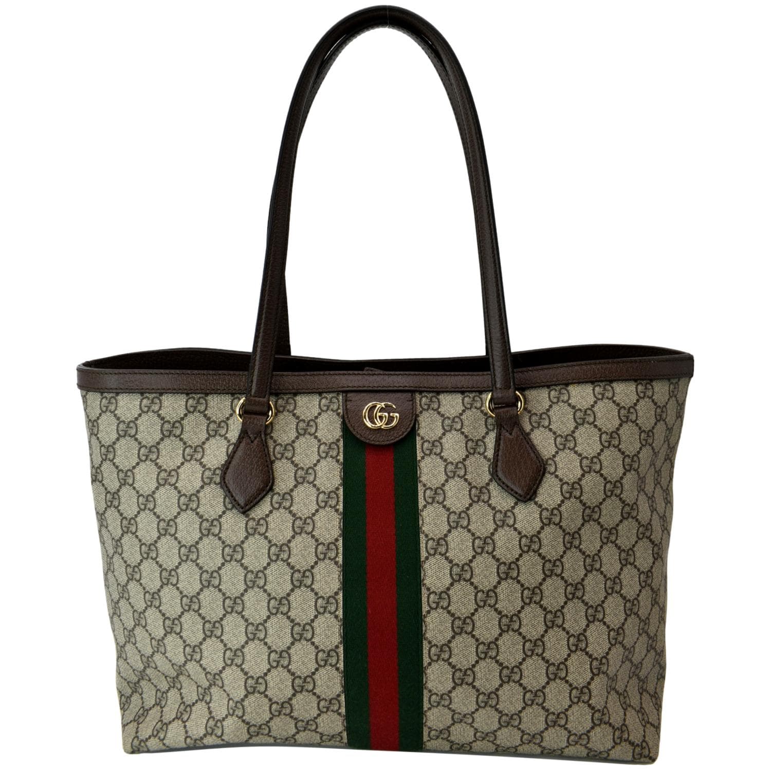 Gucci Ophidia Supreme Tote Bag Canvas Beige Tote 631686