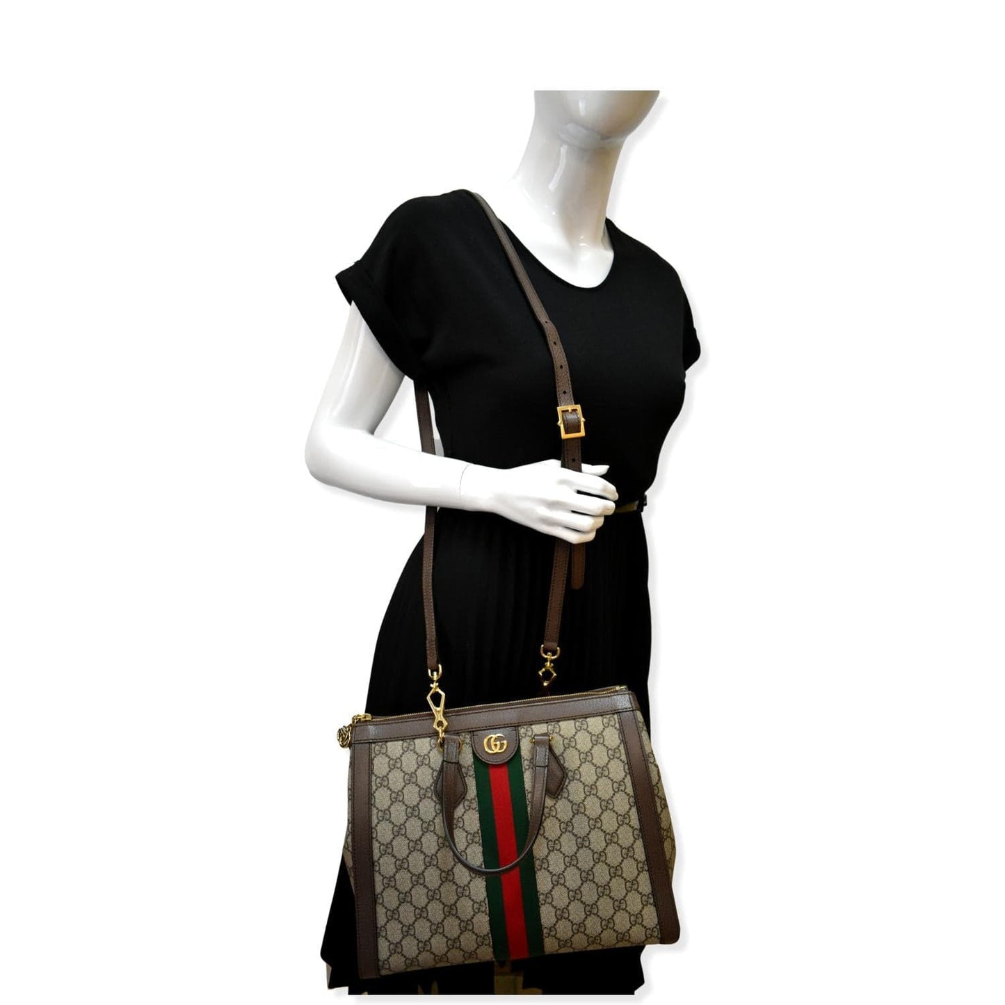 Gucci Ophidia Supreme Tote Shoulder Bag Hot Deals Beige Medium Crossbody Bag