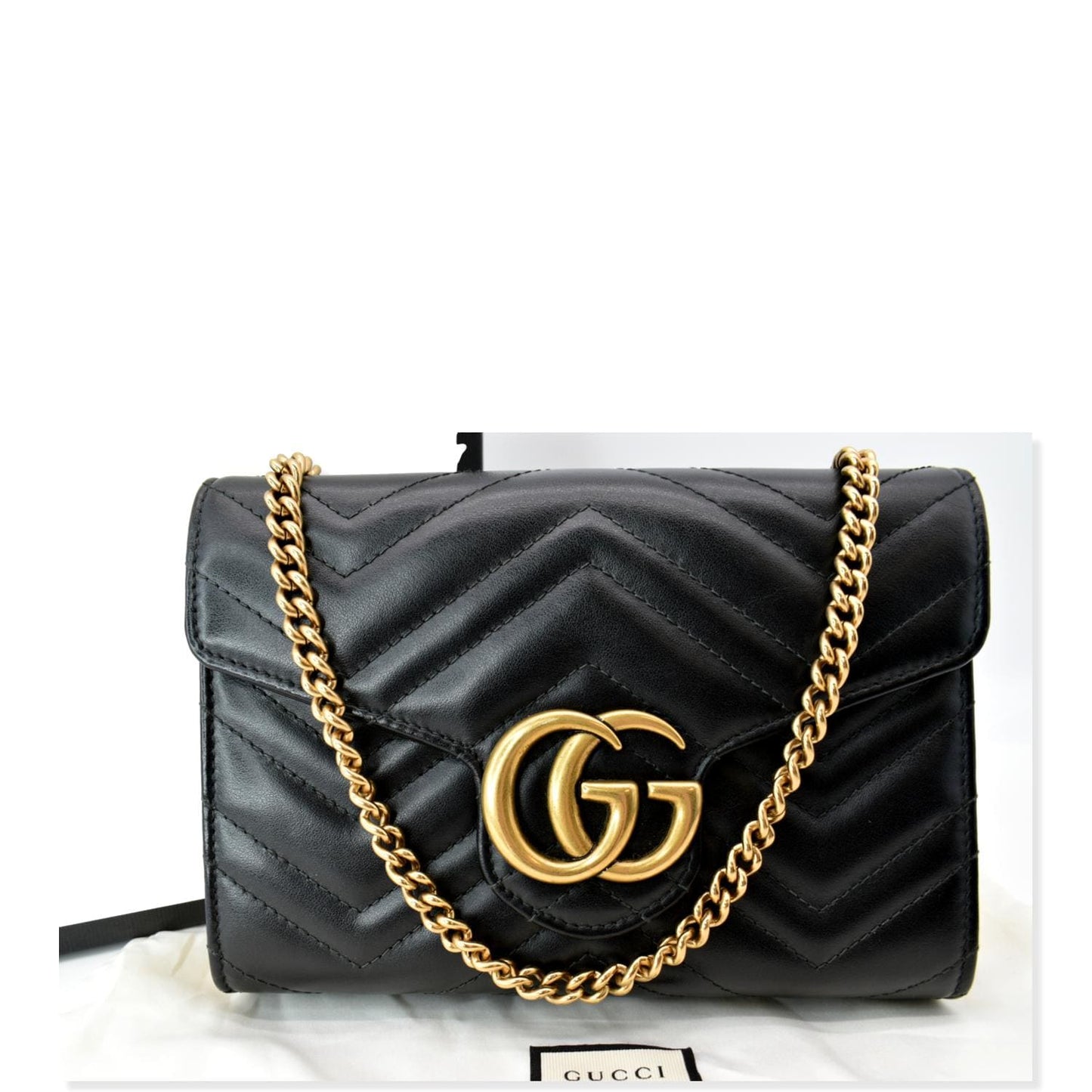 Gucci Marmont Mini Crossbody Bag Leather Matelasse Mini 1