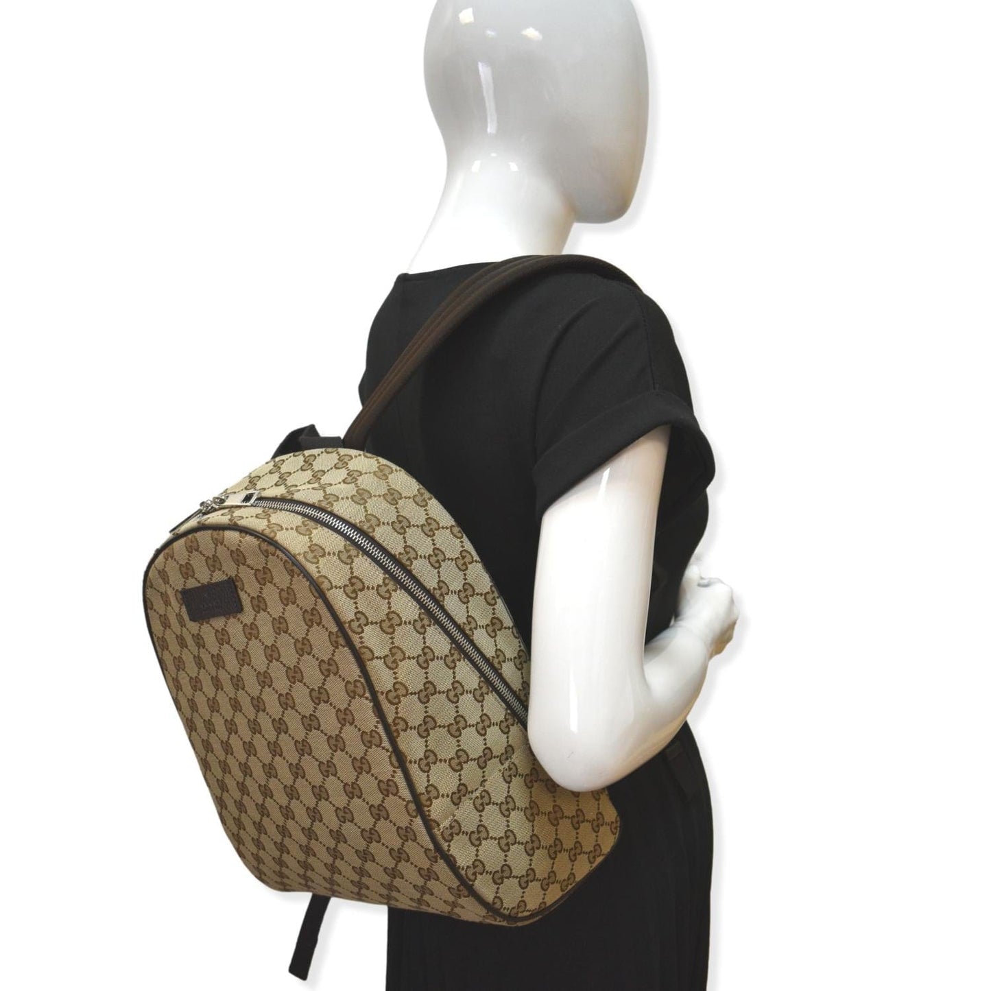 Gucci Travel Backpack Bag Canvas Monogram