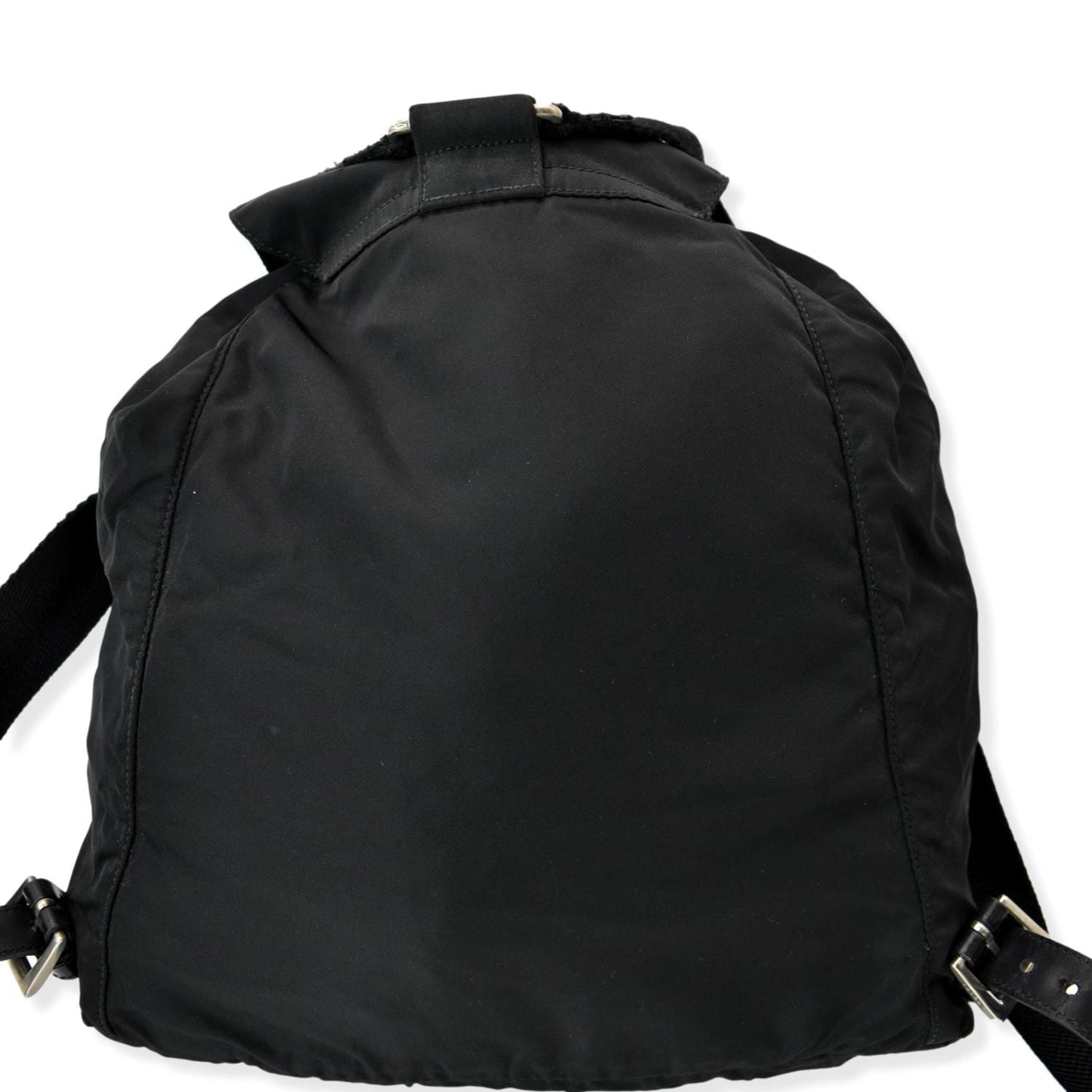 Backpack Handbag Nylon Black