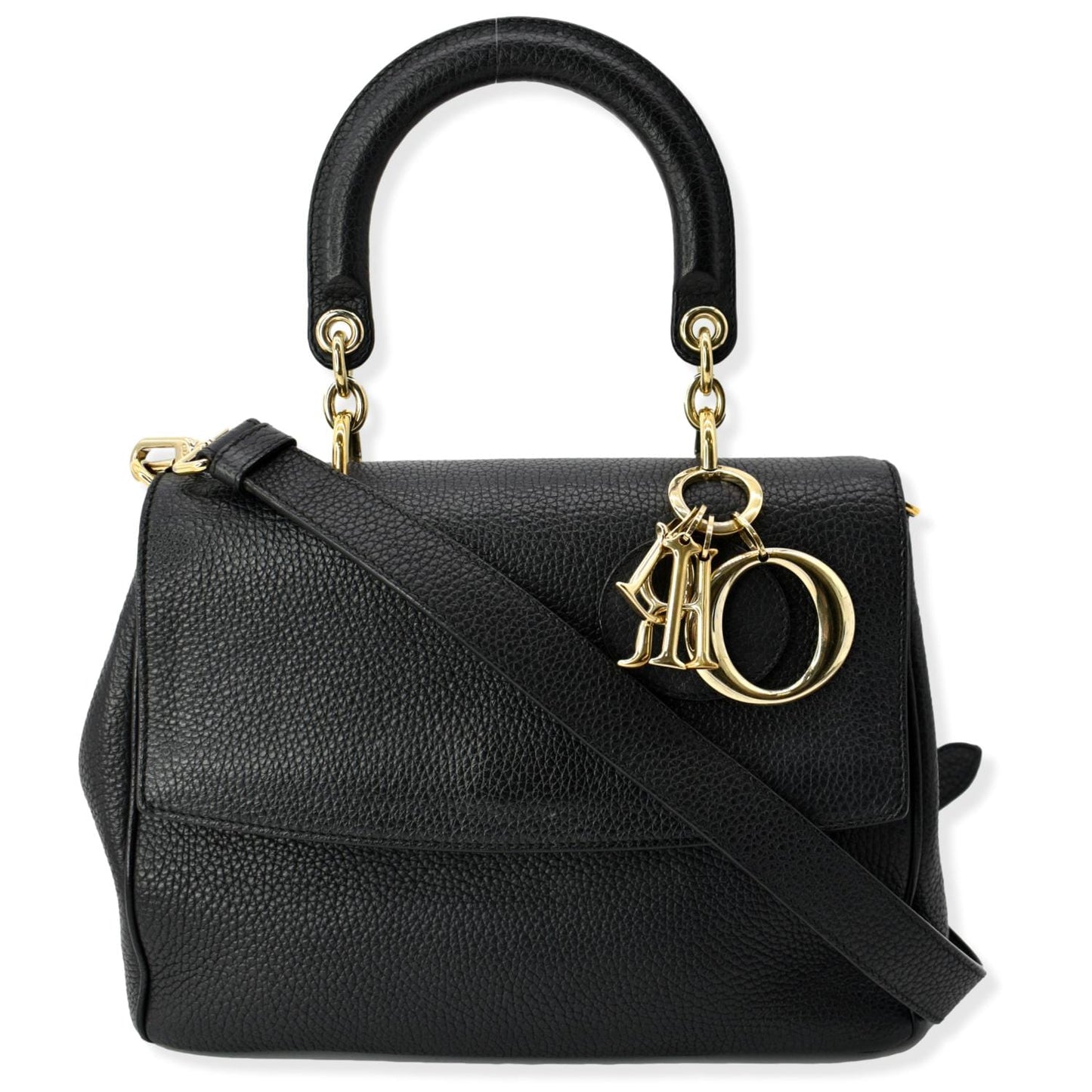 Dior Be Shoulder Bag Leather Black Small