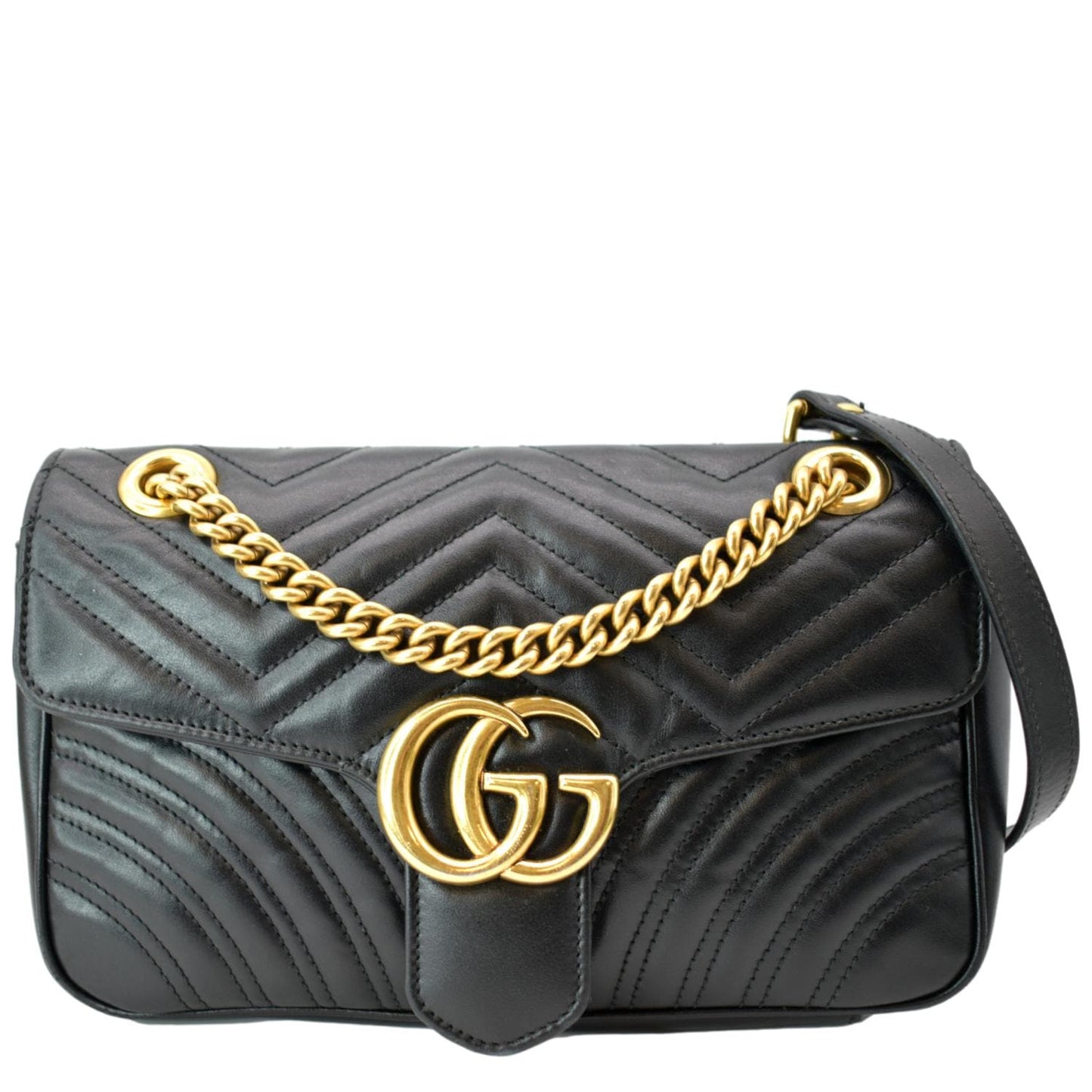 Gucci Marmont Small Crossbody Bag Leather Matelasse Small 443498