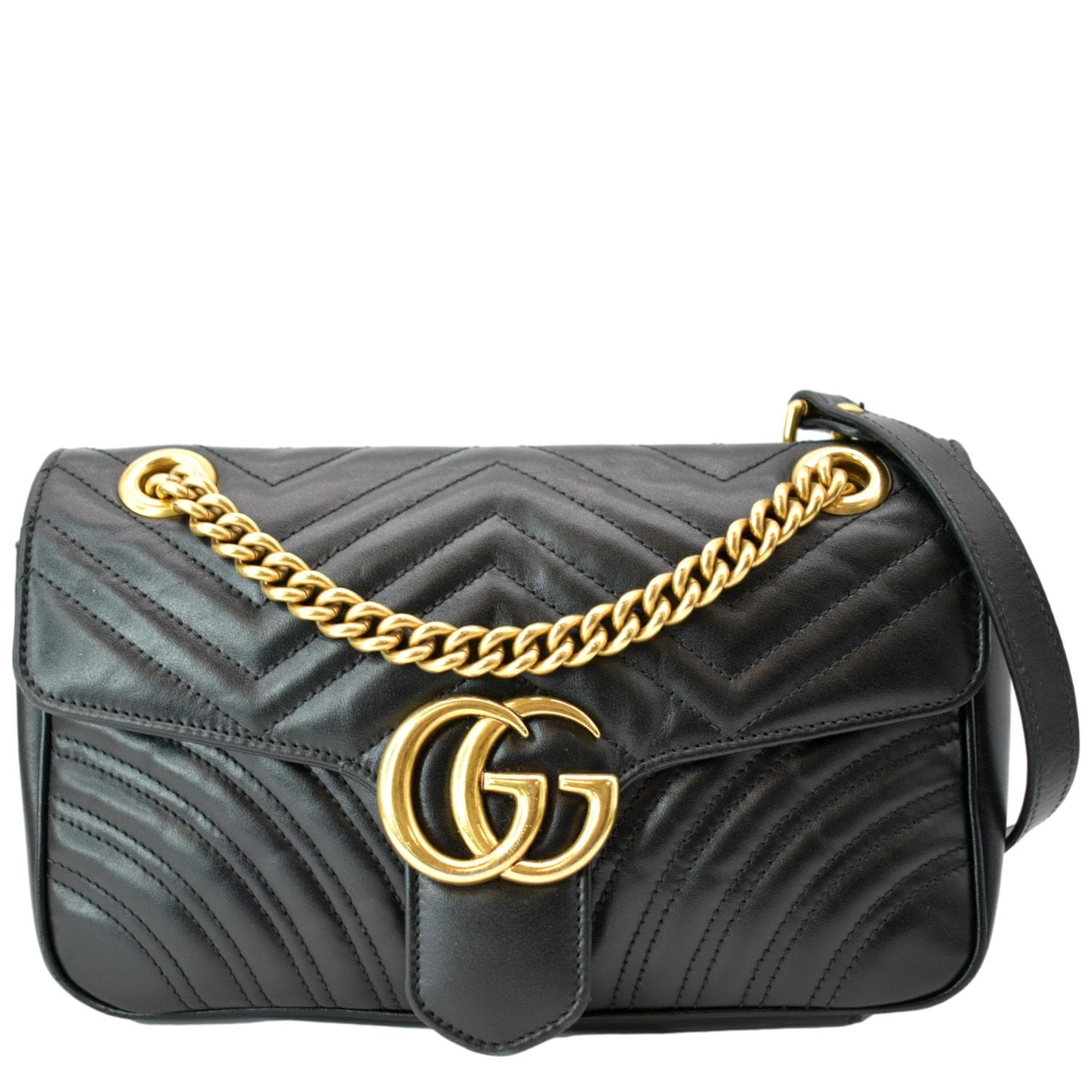 Gucci Marmont Small Crossbody Bag Leather Matelasse Small 443498