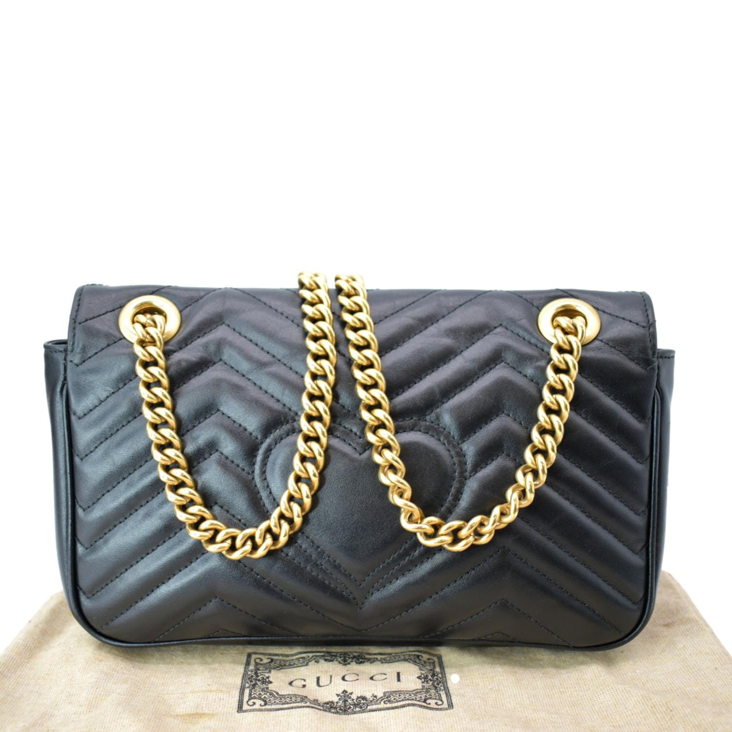 Gucci Marmont Small Crossbody Bag Leather Matelasse Small 443498