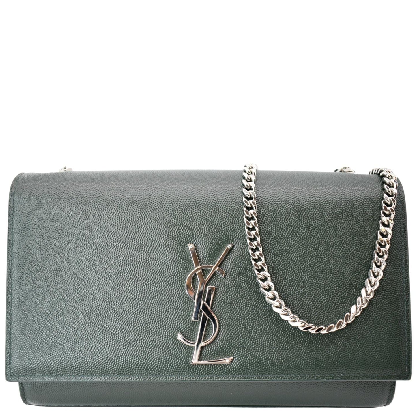YSL Saint Laurent Saint Kate Crossbody Bag Leather Green