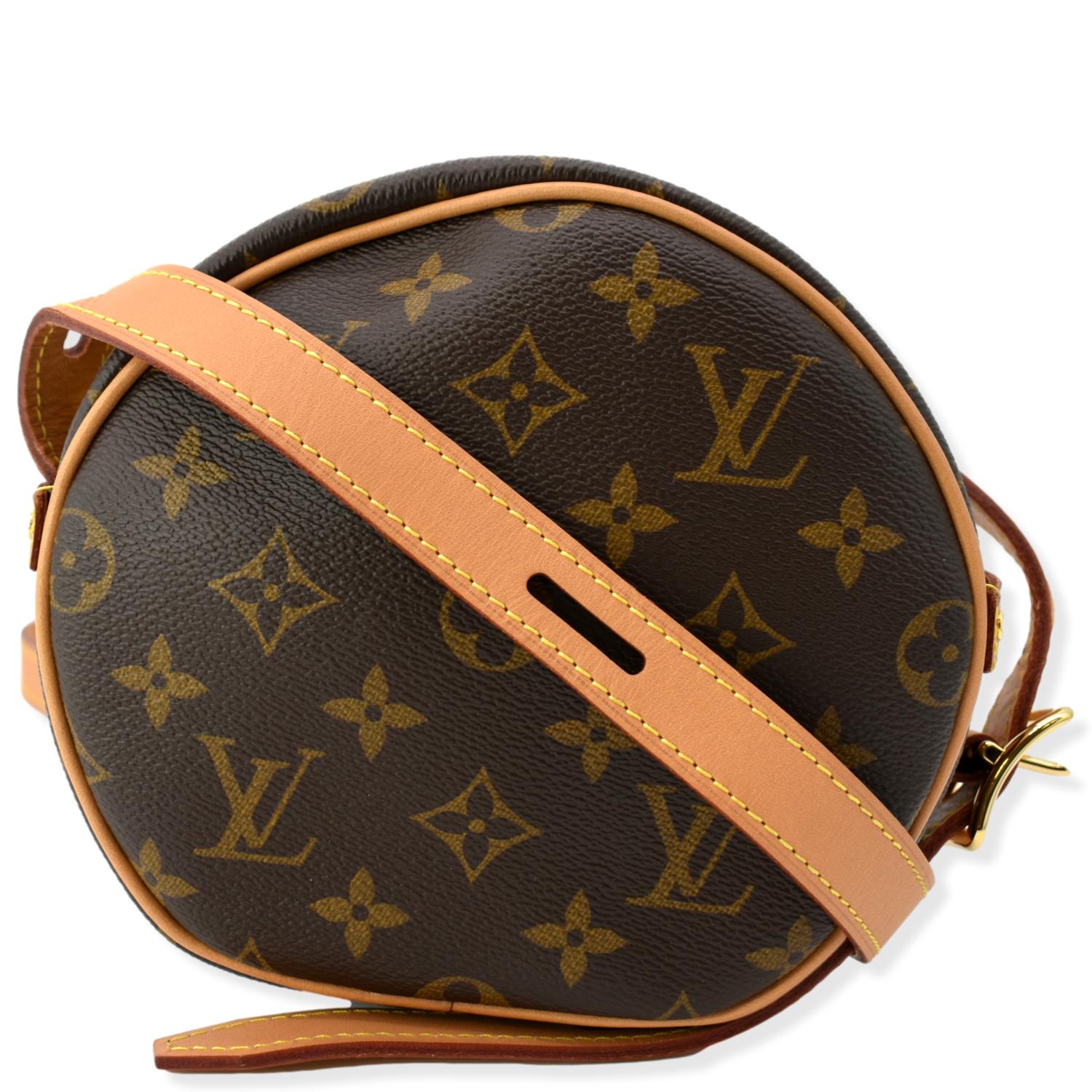 Louis Boite Chapeau Souple Pm Crossbody Bag Canvas Monogram