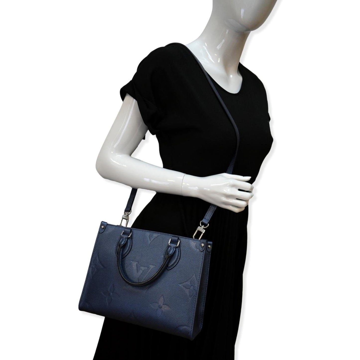 Louis Onthego Pm Empreinte Tote Shoulder Bag Monogram