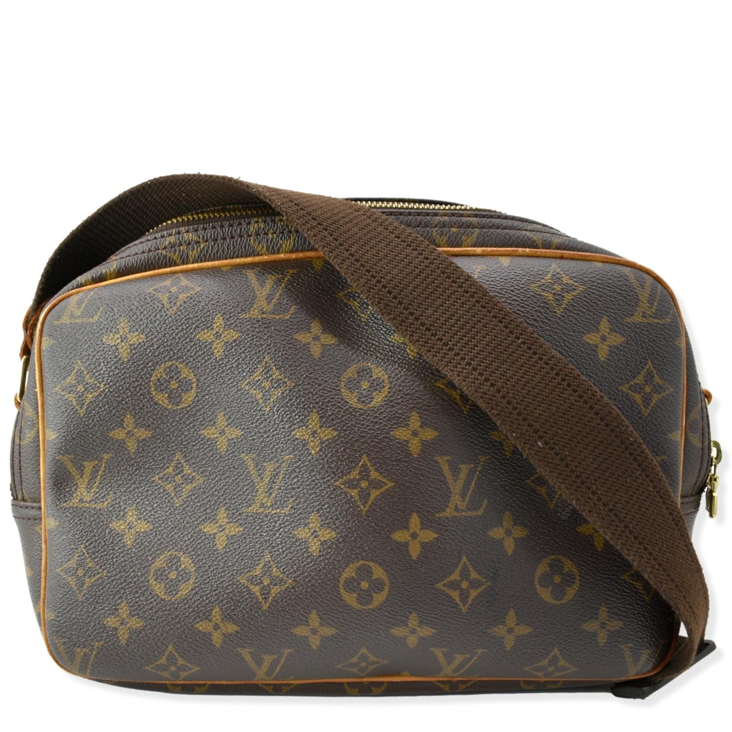 Louis Reporter Shoulder Bag Canvas Monogram